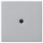 Накладка вывода кабеля Gira System 55 алюминий