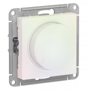 Светорегулятор (диммер) поворотно-нажимной, 630Вт SE AtlasDesign, жемчуг