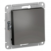 Кнопка  10А SE AtlasDesign, сталь