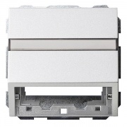 Накладка для розеток WBT(+/-) класса High-End Gira System 55 белый глянцевый