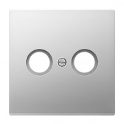 Накладка телевизионной розетки TV-SAT(FM) Jung LS Алюминий