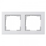 Рамка 2-ая Gira E2 Белый глянцевый