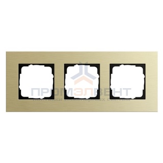 Рамка 3-ая Gira Esprit Алюминий светлое золото