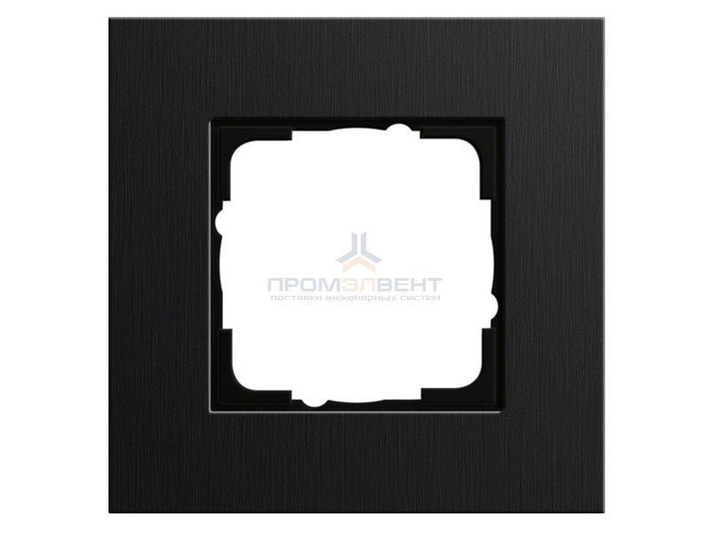 Рамка 1-ая Gira Esprit Черный алюминий