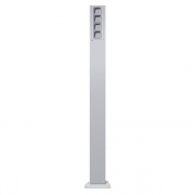 Энергетическая стойка Gira Алюминий 1600 мм с 4-мя свободными гнездами под TX_44