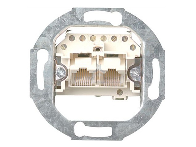 Мех-зм 2-ной тлф. розетки на одну линию RJ11/12 (4/4)