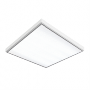 Светодиодный светильник "ВАРТОН" офисный накладной 595*595*50 мм 27 ВТ 6500К класс защиты IP40