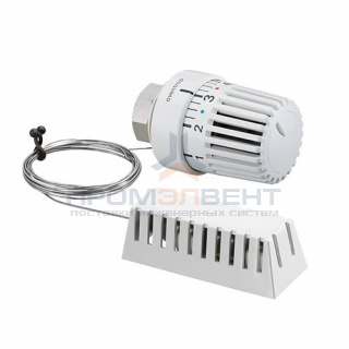Головка термостатическая Oventrop Uni LH - M30x1.5 (7-28°C, с выносным датчиком 2 м., цвет  белый)