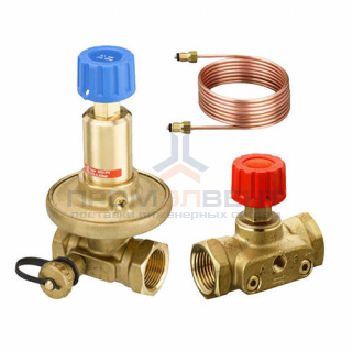 Комплект клапанов Danfoss APT 1" и CDT 1"1/4" (ВР/ВР, PN16, Tmax 120°C)