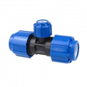 Тройник переходной Политэк  - 32 x 25 x 32 (винтовой, для труб ПНД)