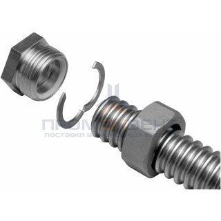 Комплект концевого фитинга из латуни Meibes FixLock Ду16 1/2" (наружняя резьба)