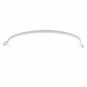 06-24 Светодиодная панель встраиваемая круглая 220В, 24Вт, CRI:80Ra, 1920Лм, Ф 220/208 мм,  алюминиевый корпус, изолированный драйвер, 4500К