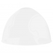 16-38 Плафон белый, пластиковый, под патрон Е27, O300х210мм.