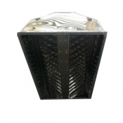 Зонт  800х 800х400 с лабиринтным ЖУ из оцинкованной стали