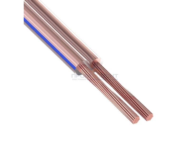 Кабель акустический 2х0,75 PROconnect BLUELINE прозрачный