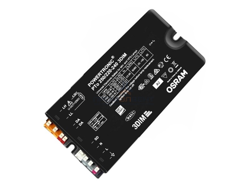 ЭПРА для металлогалогенных ламп OSRAM Outdoor PTo 250W 3DIM диммируемый DALI