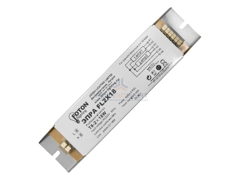 ЭПРА FOTON FL2х18W 180х40х30mm