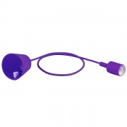 Подвес LH127 патрон со шнуром для ламп 230V E27 60x45mm со шнуром 1м фиолетовый