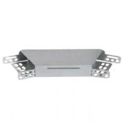 Поворот 45° плоский с крышкой для лотков 100х400 ИЭК