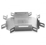 Угловой соединитель крестообразный к лотку 100х100 OSTEC