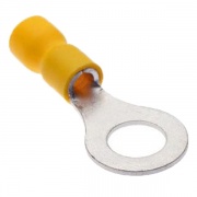 Наконечник кольцевой изолированный НКИ 2.5–6.0мм2 М6 48А жёлтый (100шт.)