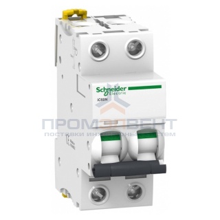 Автоматический выключатель Schneider Electric Acti 9 iC60N 2П 40A 6кА B (автомат)