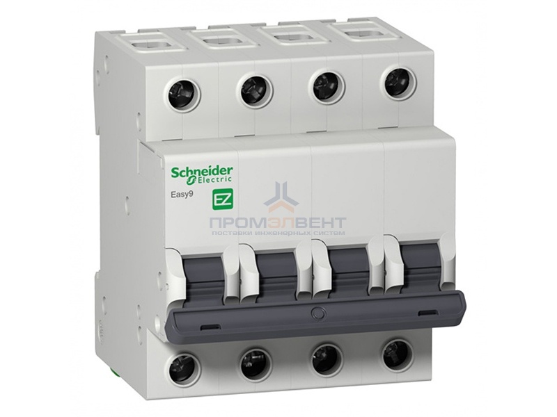 Автоматический выключатель Schneider Electric EASY 9 4П 32А B 4,5кА 400В (автомат)