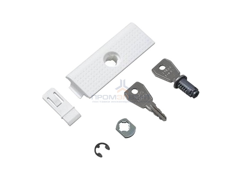 Замок с ключом для настенных боксов ABB Mistral41 (белый)